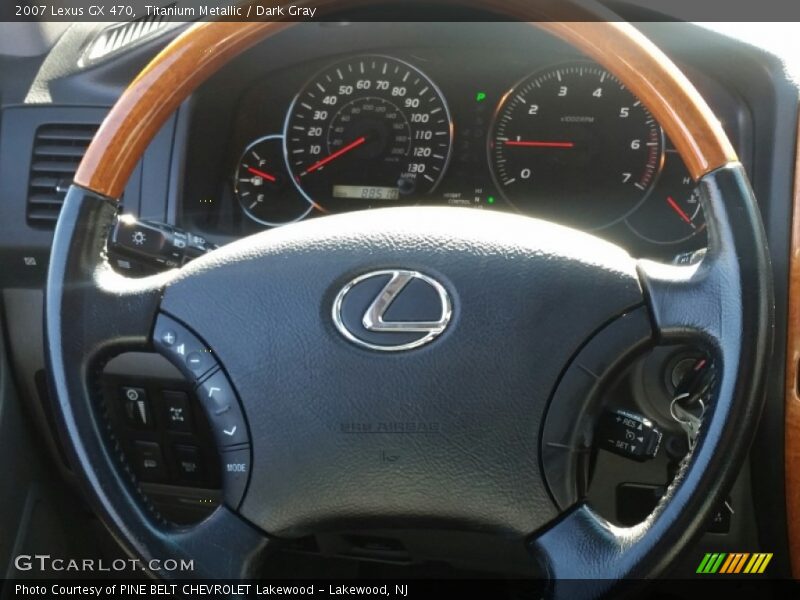 Titanium Metallic / Dark Gray 2007 Lexus GX 470