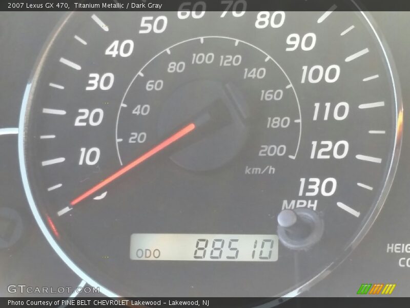 Titanium Metallic / Dark Gray 2007 Lexus GX 470