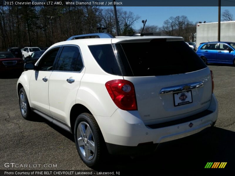 White Diamond Tricoat / Jet Black 2015 Chevrolet Equinox LTZ AWD