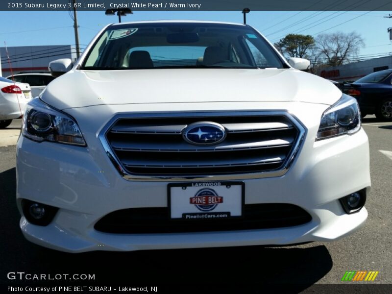 Crystal White Pearl / Warm Ivory 2015 Subaru Legacy 3.6R Limited