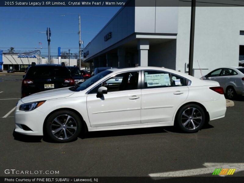 Crystal White Pearl / Warm Ivory 2015 Subaru Legacy 3.6R Limited
