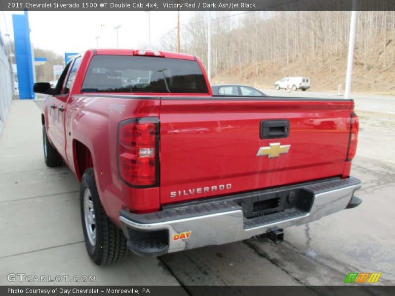 Victory Red / Dark Ash/Jet Black 2015 Chevrolet Silverado 1500 WT Double Cab 4x4