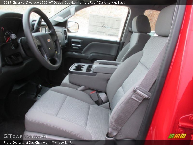 Victory Red / Dark Ash/Jet Black 2015 Chevrolet Silverado 1500 WT Double Cab 4x4