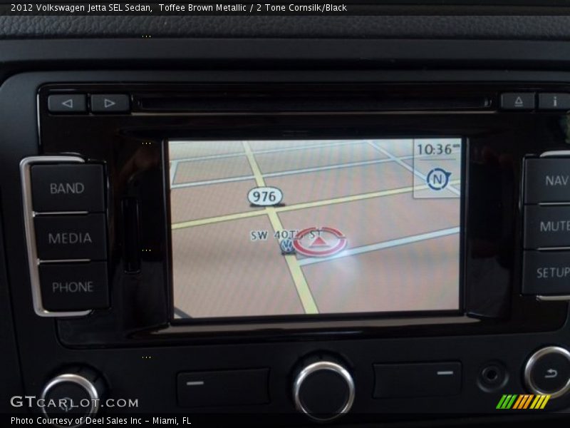 Toffee Brown Metallic / 2 Tone Cornsilk/Black 2012 Volkswagen Jetta SEL Sedan