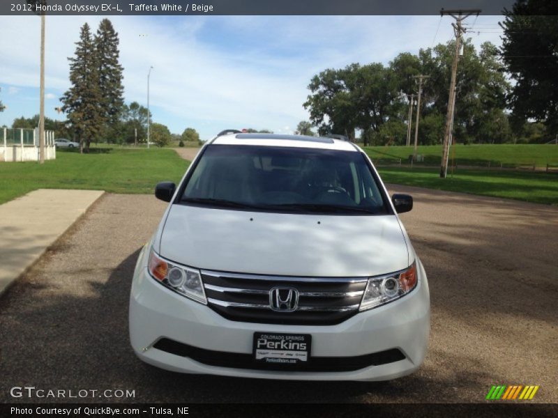 Taffeta White / Beige 2012 Honda Odyssey EX-L