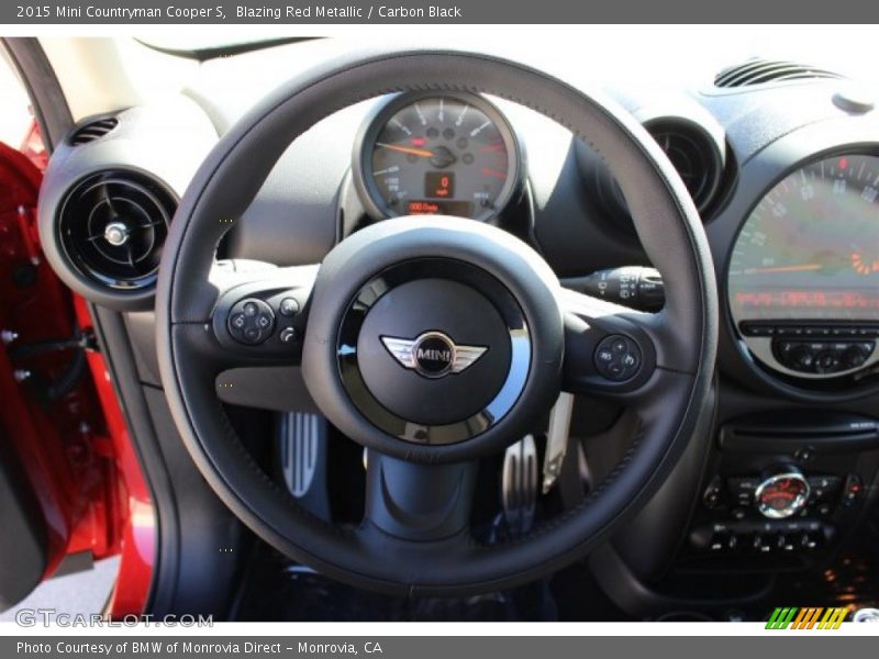 Blazing Red Metallic / Carbon Black 2015 Mini Countryman Cooper S