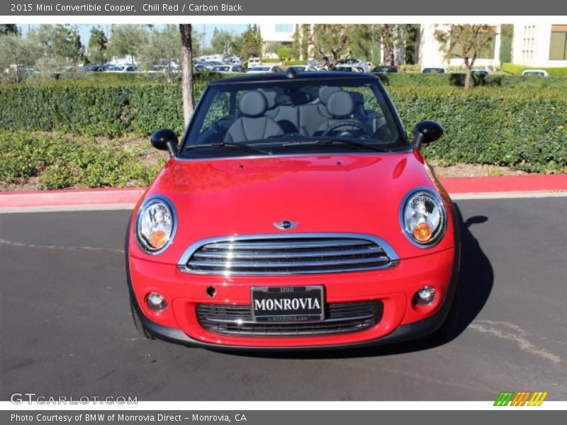 Chili Red / Carbon Black 2015 Mini Convertible Cooper