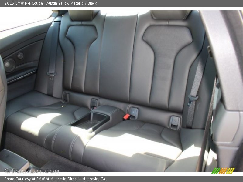 Rear Seat of 2015 M4 Coupe