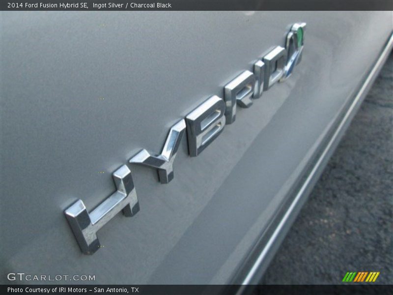 Ingot Silver / Charcoal Black 2014 Ford Fusion Hybrid SE