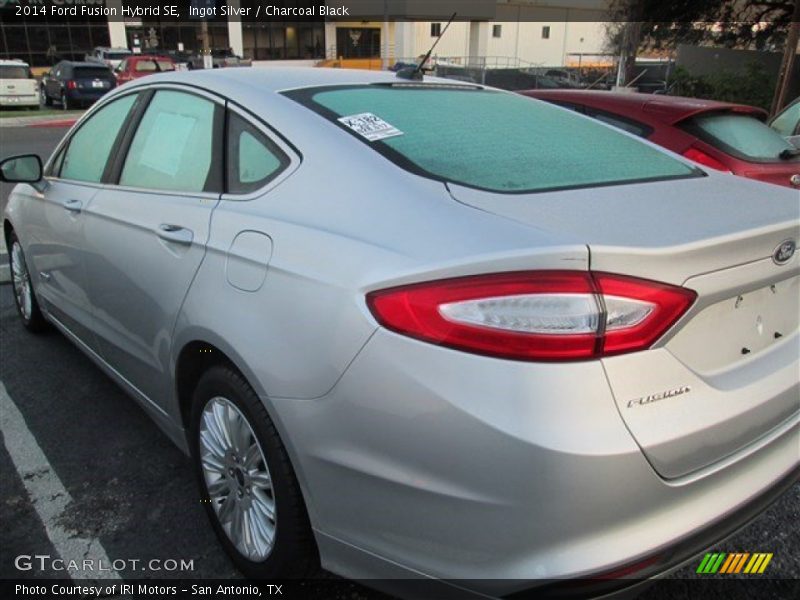 Ingot Silver / Charcoal Black 2014 Ford Fusion Hybrid SE