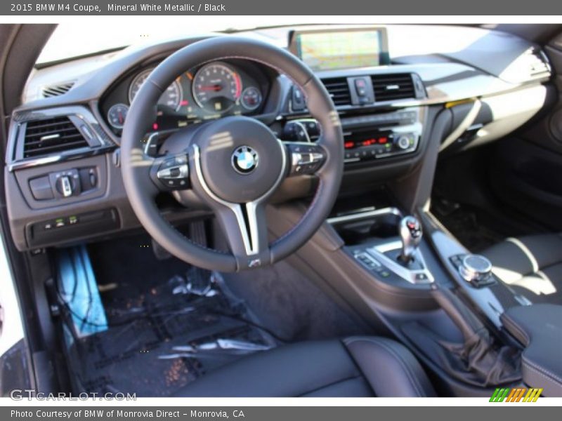 Mineral White Metallic / Black 2015 BMW M4 Coupe