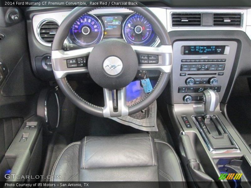 Race Red / Charcoal Black 2014 Ford Mustang GT Premium Convertible