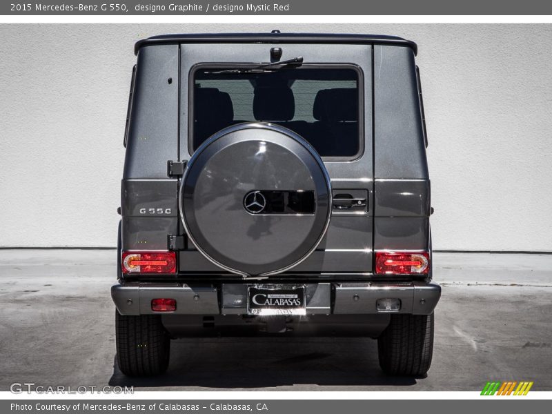 designo Graphite / designo Mystic Red 2015 Mercedes-Benz G 550