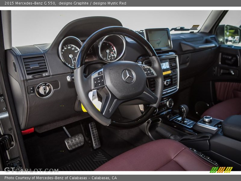 designo Mystic Red Interior - 2015 G 550 