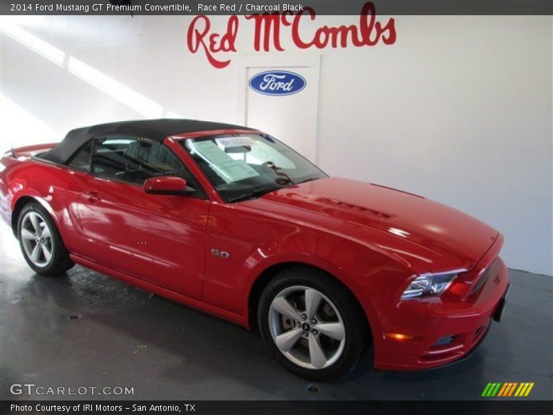 Race Red / Charcoal Black 2014 Ford Mustang GT Premium Convertible
