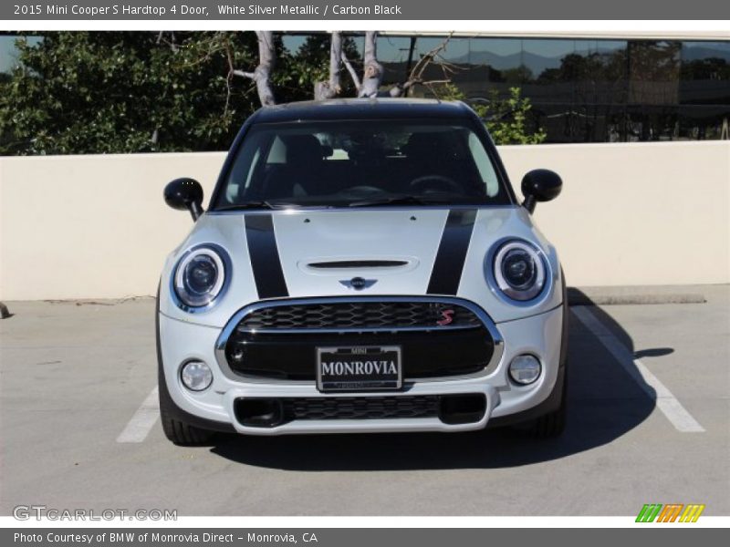 White Silver Metallic / Carbon Black 2015 Mini Cooper S Hardtop 4 Door