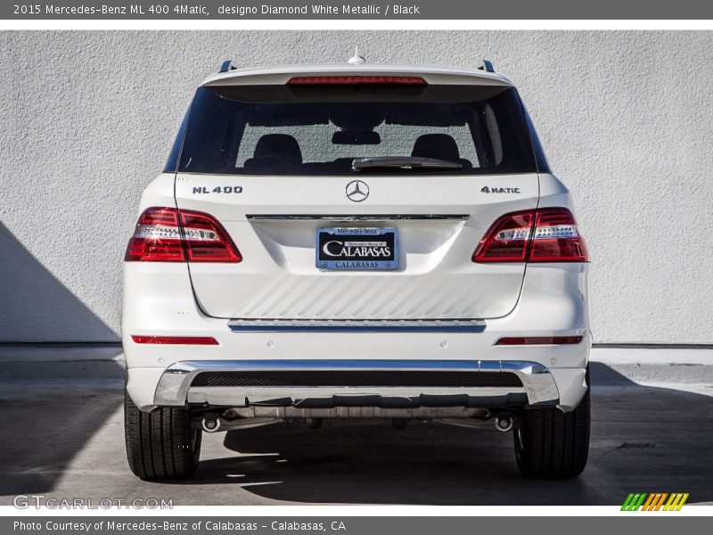 designo Diamond White Metallic / Black 2015 Mercedes-Benz ML 400 4Matic