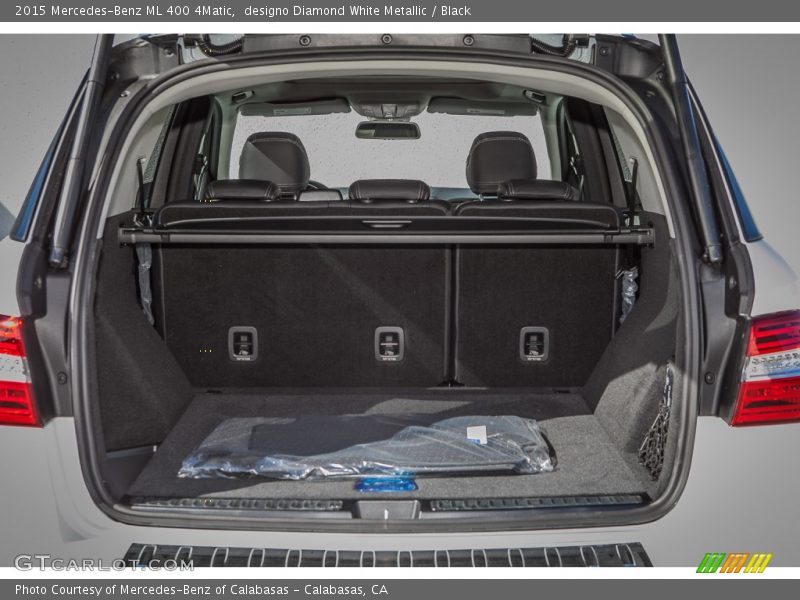 designo Diamond White Metallic / Black 2015 Mercedes-Benz ML 400 4Matic