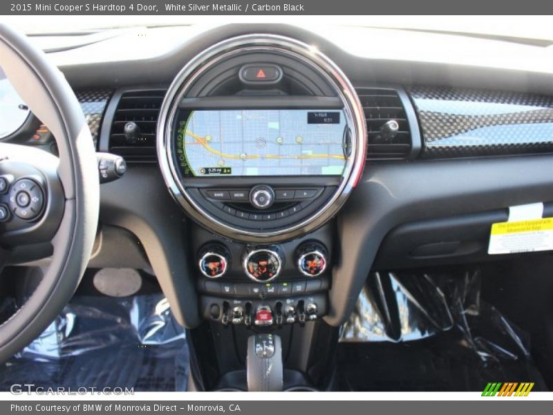 White Silver Metallic / Carbon Black 2015 Mini Cooper S Hardtop 4 Door