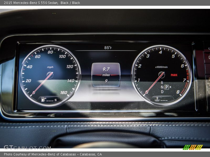 Black / Black 2015 Mercedes-Benz S 550 Sedan