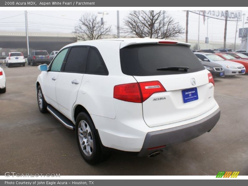 Aspen White Pearl / Parchment 2008 Acura MDX