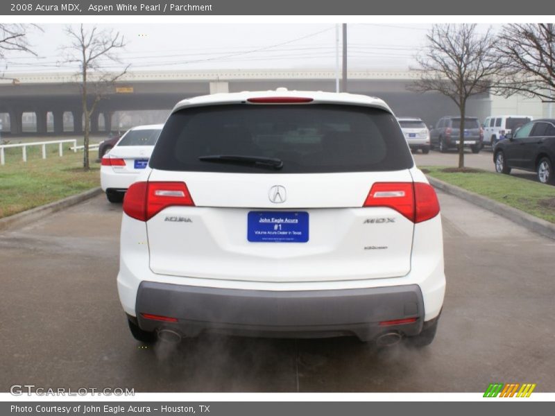 Aspen White Pearl / Parchment 2008 Acura MDX