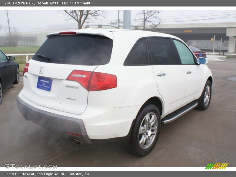 Aspen White Pearl / Parchment 2008 Acura MDX