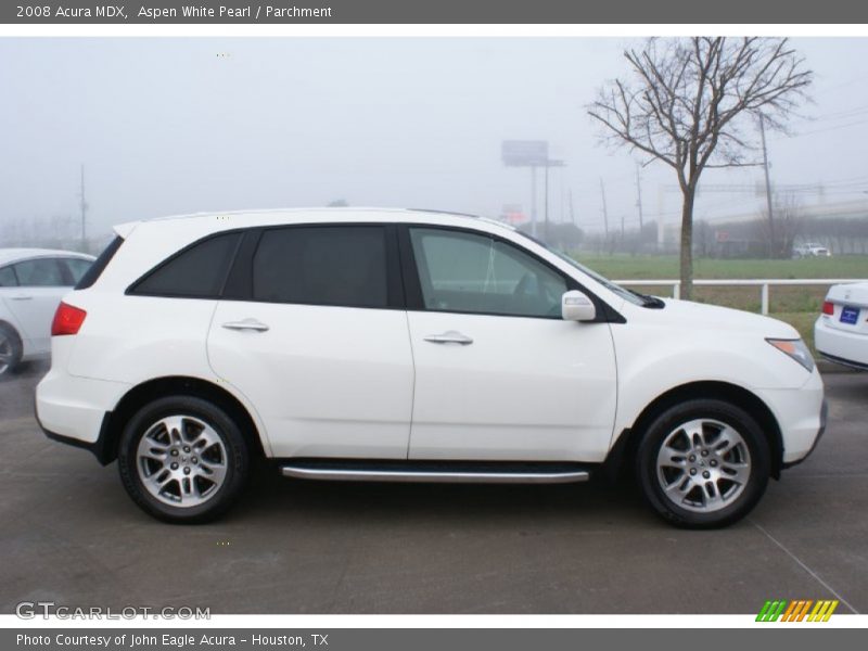 Aspen White Pearl / Parchment 2008 Acura MDX