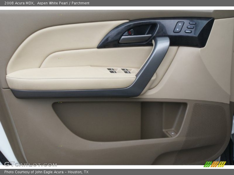 Aspen White Pearl / Parchment 2008 Acura MDX