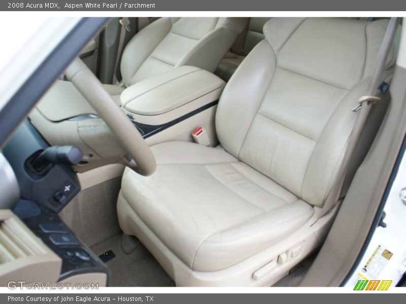 Aspen White Pearl / Parchment 2008 Acura MDX