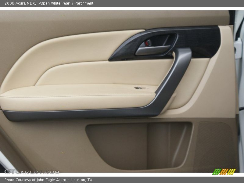 Aspen White Pearl / Parchment 2008 Acura MDX