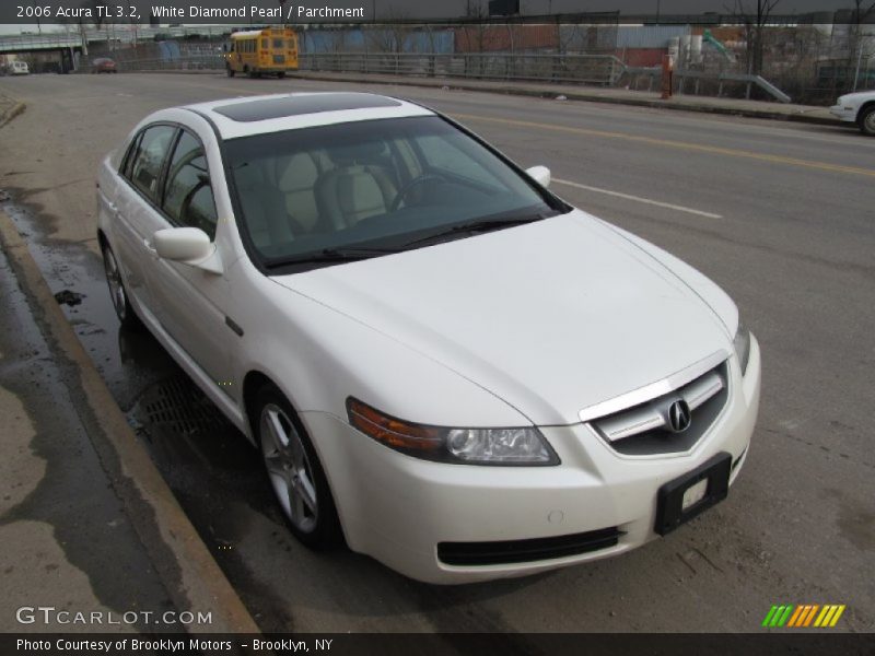 White Diamond Pearl / Parchment 2006 Acura TL 3.2