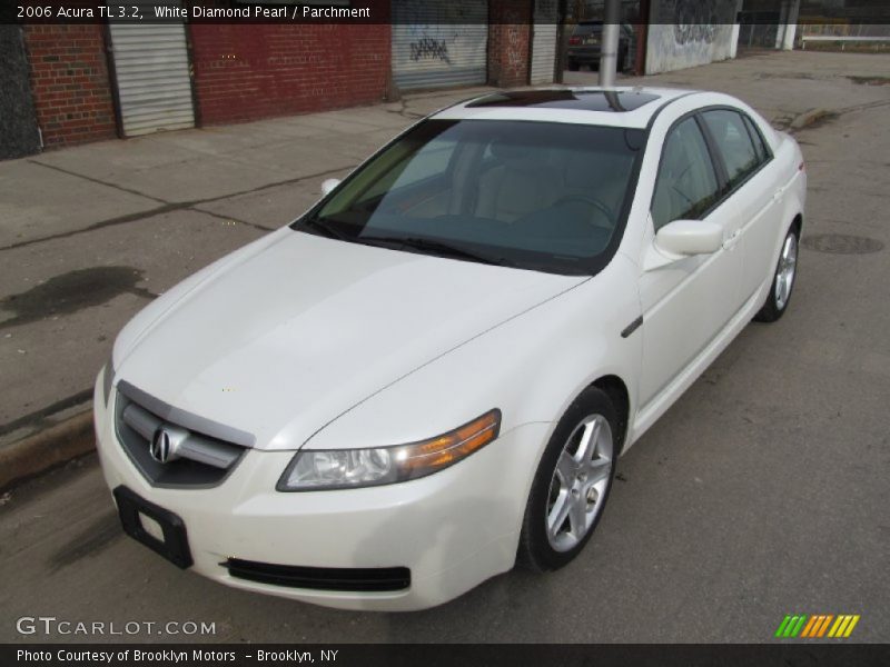 White Diamond Pearl / Parchment 2006 Acura TL 3.2