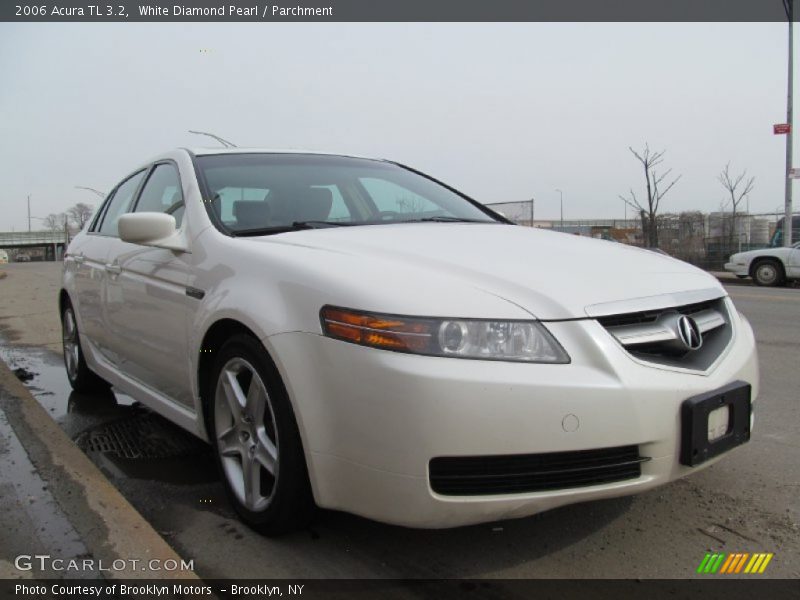 White Diamond Pearl / Parchment 2006 Acura TL 3.2