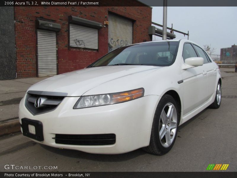White Diamond Pearl / Parchment 2006 Acura TL 3.2
