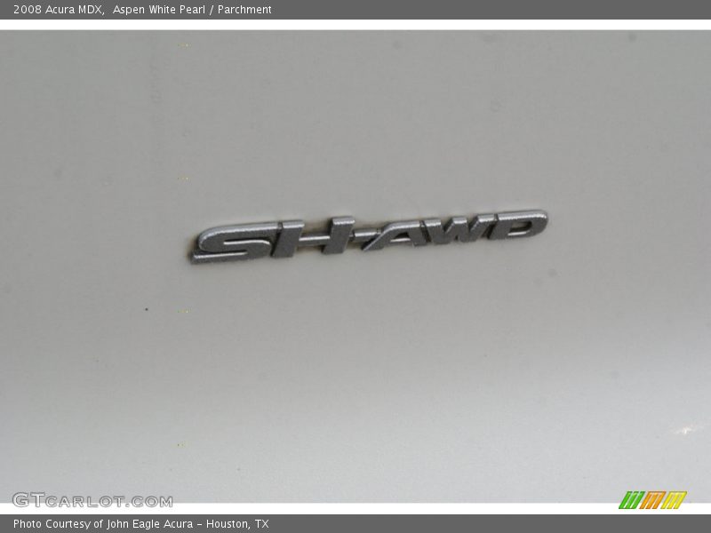 Aspen White Pearl / Parchment 2008 Acura MDX