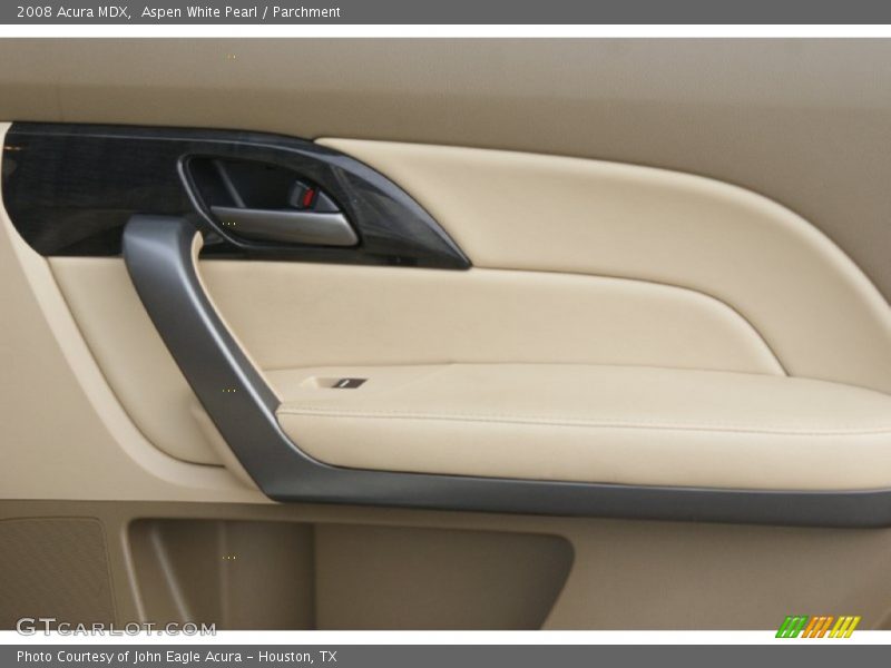 Aspen White Pearl / Parchment 2008 Acura MDX