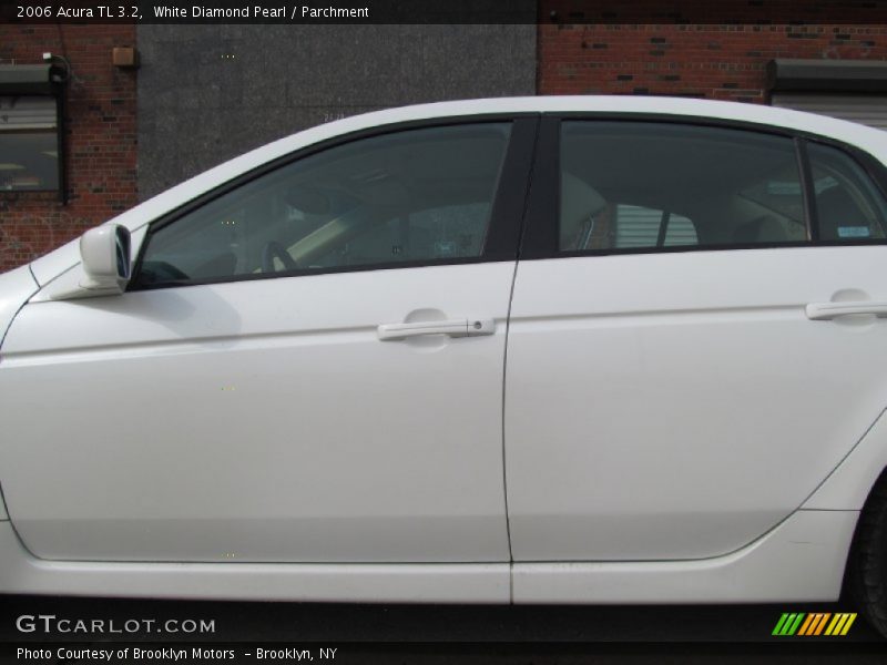White Diamond Pearl / Parchment 2006 Acura TL 3.2