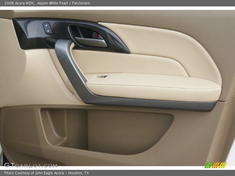 Aspen White Pearl / Parchment 2008 Acura MDX