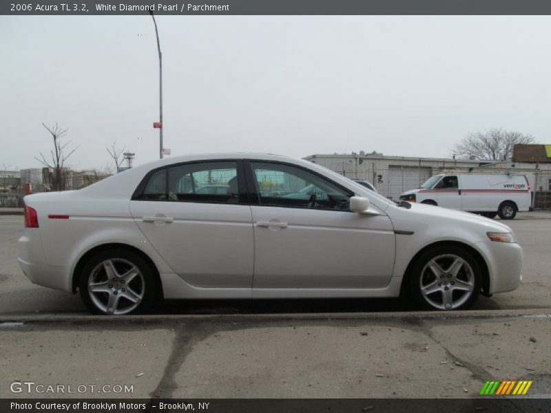 White Diamond Pearl / Parchment 2006 Acura TL 3.2