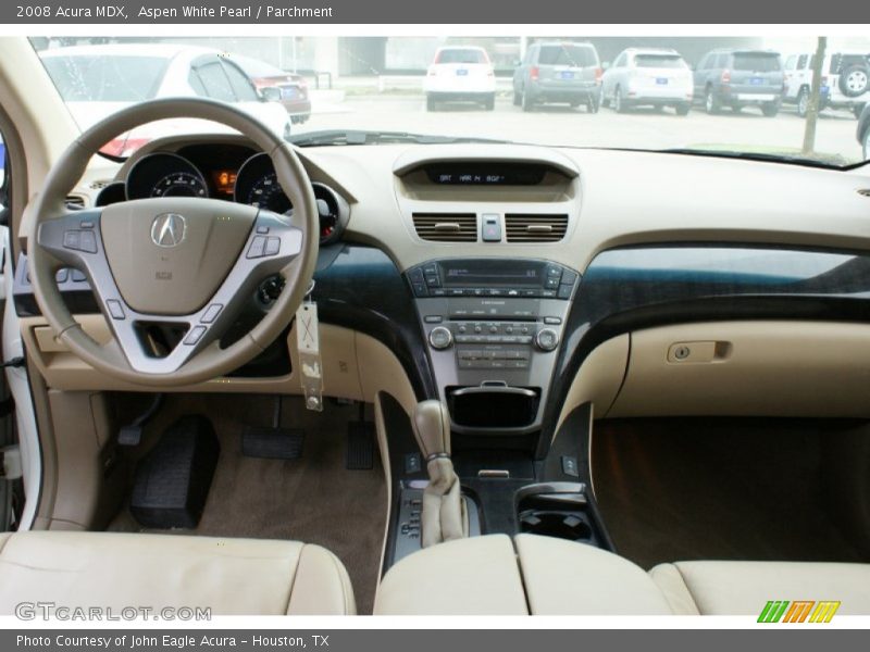 Aspen White Pearl / Parchment 2008 Acura MDX