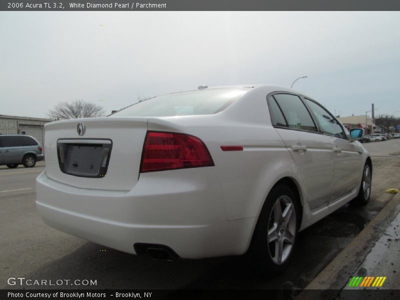 White Diamond Pearl / Parchment 2006 Acura TL 3.2