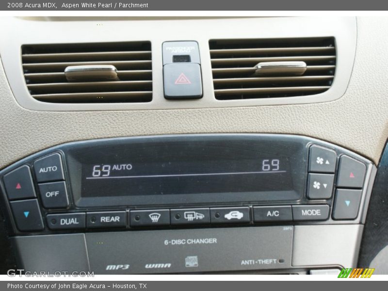 Aspen White Pearl / Parchment 2008 Acura MDX