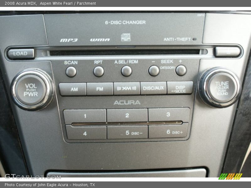 Aspen White Pearl / Parchment 2008 Acura MDX