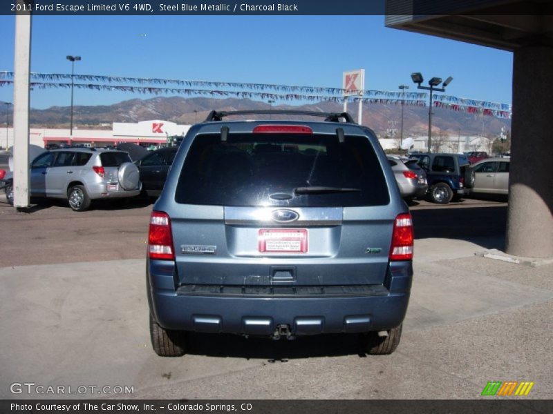 Steel Blue Metallic / Charcoal Black 2011 Ford Escape Limited V6 4WD