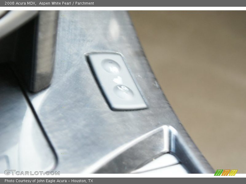 Aspen White Pearl / Parchment 2008 Acura MDX