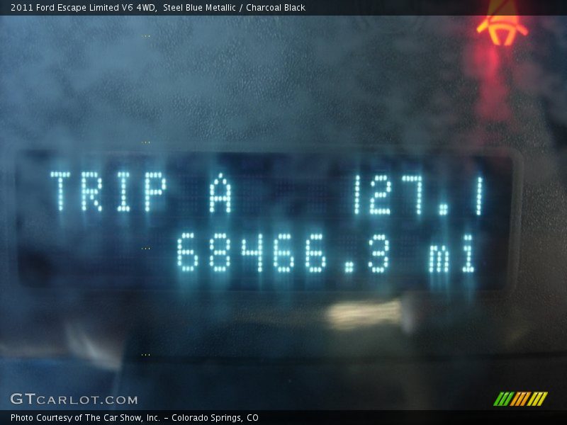 Steel Blue Metallic / Charcoal Black 2011 Ford Escape Limited V6 4WD