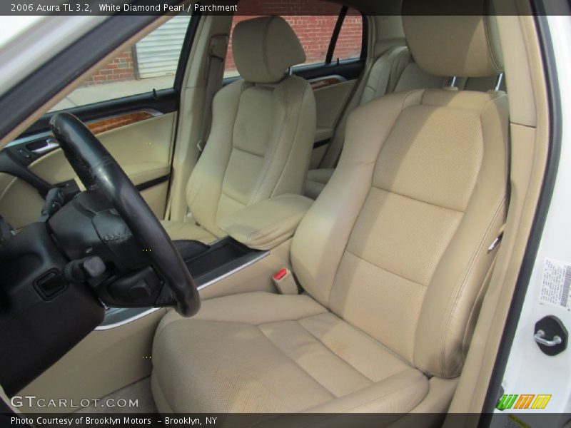 White Diamond Pearl / Parchment 2006 Acura TL 3.2
