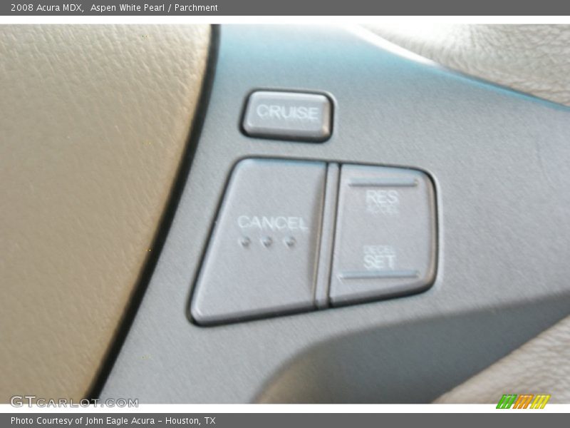 Aspen White Pearl / Parchment 2008 Acura MDX