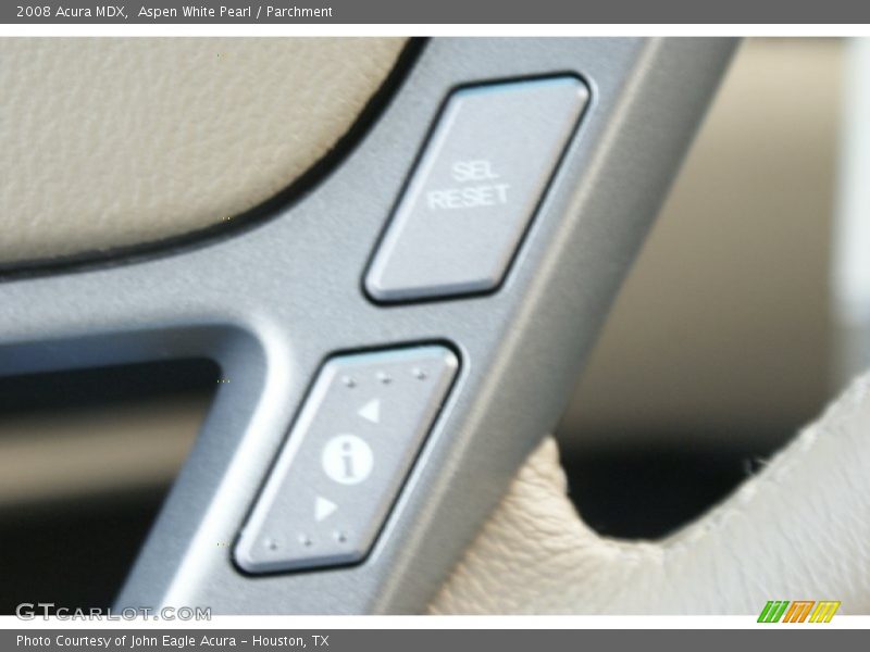 Aspen White Pearl / Parchment 2008 Acura MDX